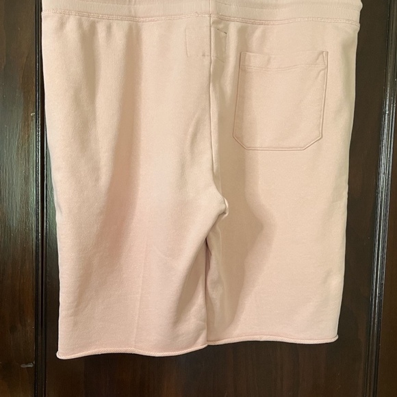 Cult of Individuality French Terry Sweat Shorts in Light Pink Salmon - Picture 7 of 12